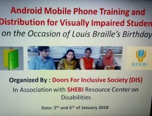 Digital Sovereignty: DISBD’s Smartphone Training Initiative for Visually Impaired Students